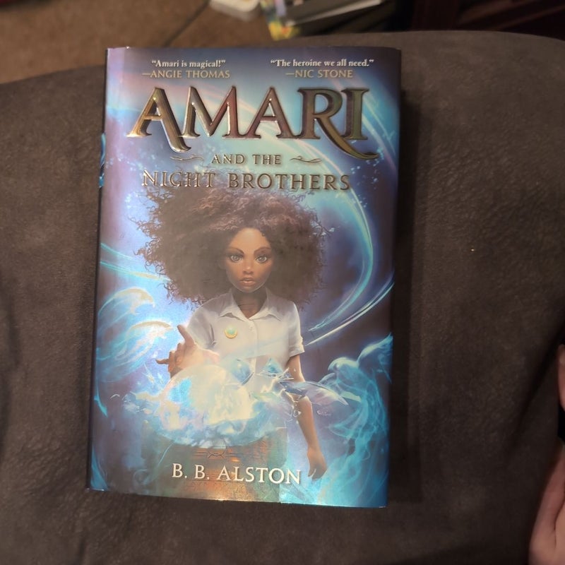 Amari and the Night Brothers first edition