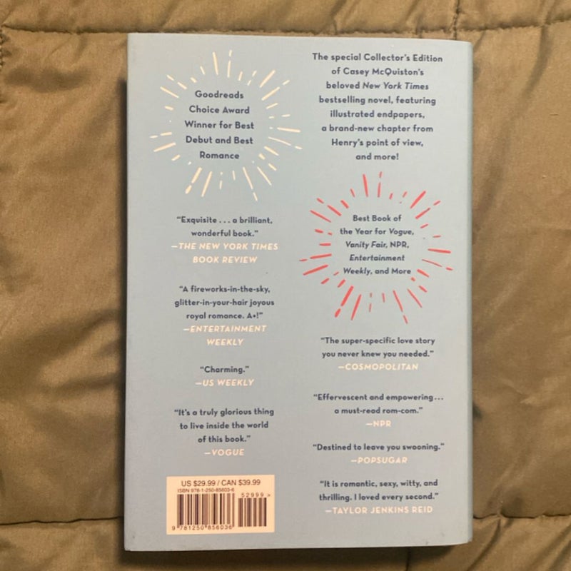 Red, White and Royal Blue: Collector's Edition