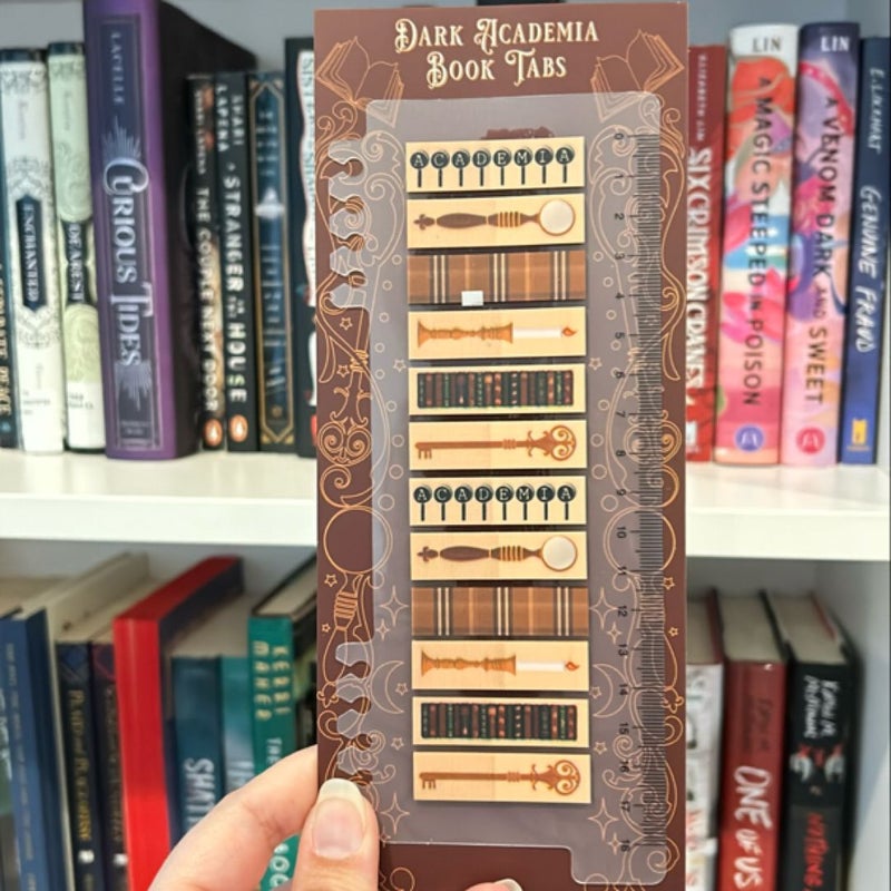 Dark Academia Book Tabs (Fairyloot)