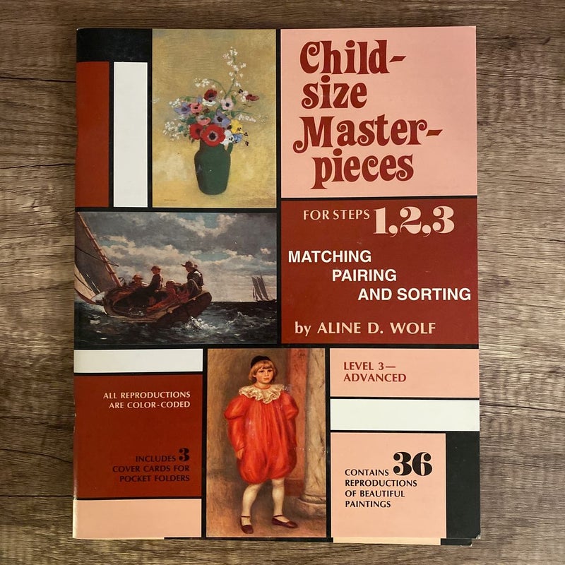 Child-size Masterpieces for Art Appreciation Bundle: How to Use Book + Steps 1-5