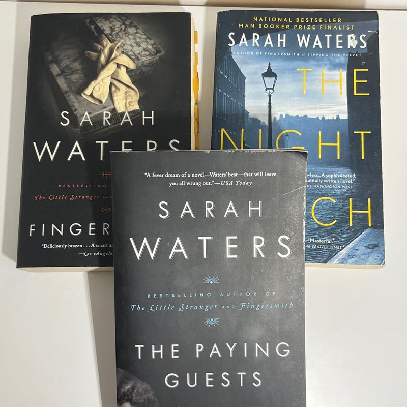 Fingersmith, The Night Watch, The Paying Guests Bundle Lot Sarah Waters