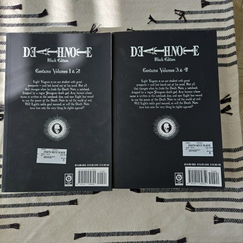 Death Note Black Edition, Vol. 1 and 2