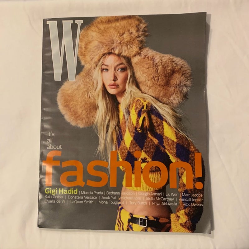 W Gigi Hadid “It’s All About Fashion!”Volume Four 2023 Magazine