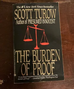 THE BURDEN OF PROOF- SIGNED Mass Market Paperback!