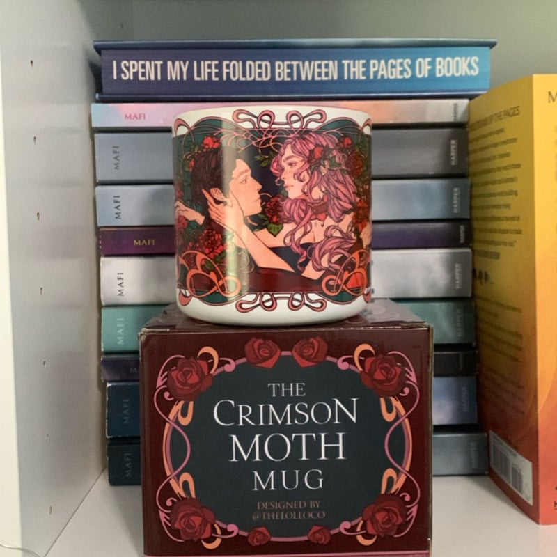 Fairyloot crimson moth mug 