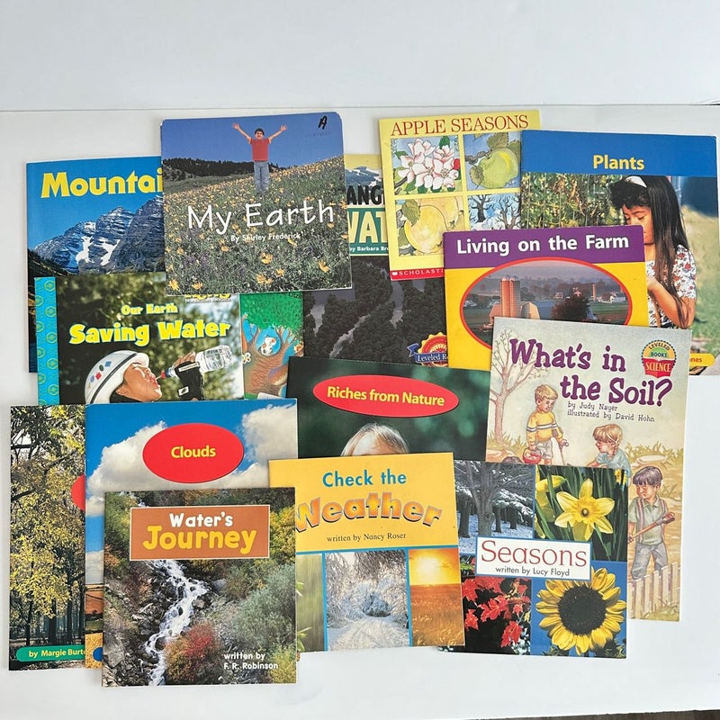 Early Readers Our Earth Book Bundle, 15 books