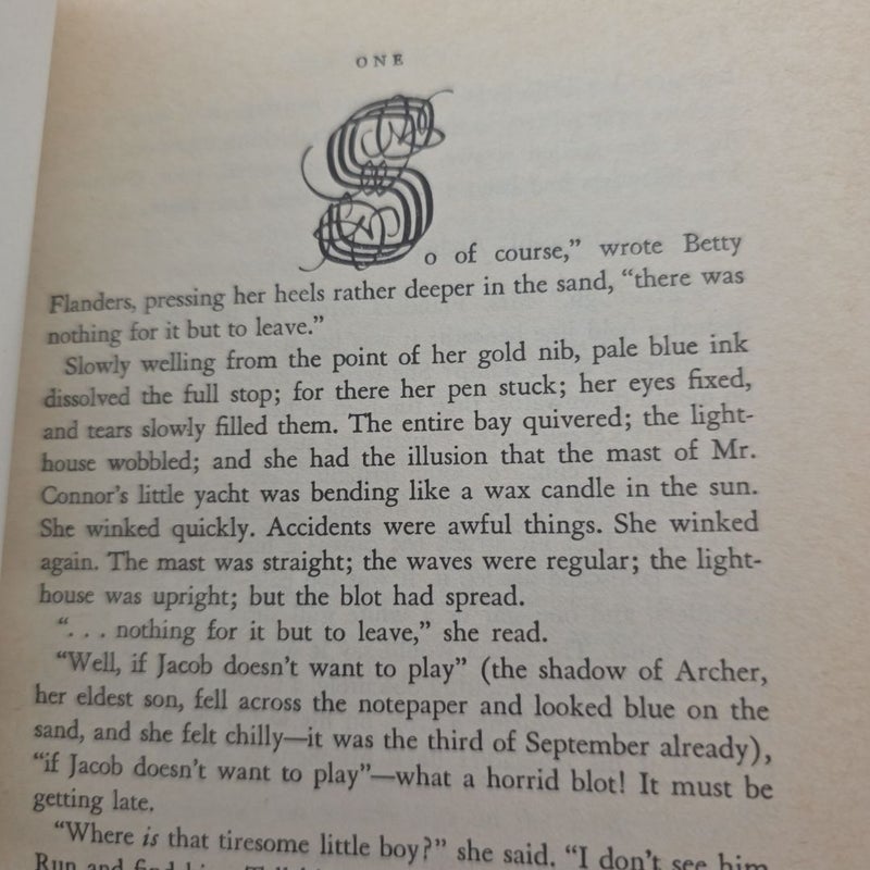 VINTAGE 1950 Jacob's Room by Virginia Woolf