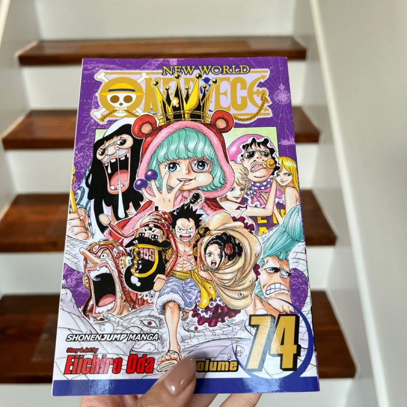 One piece 74, 76, 77