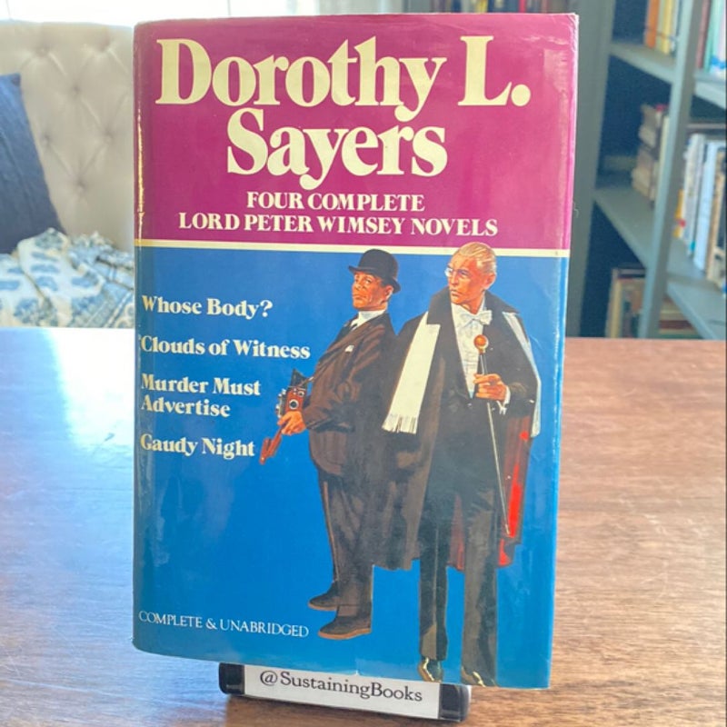 Four Complete Lord Peter Wimsey Novels