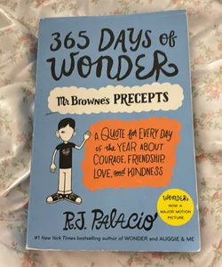 365 Days of Wonder: Mr. Browne's Precepts