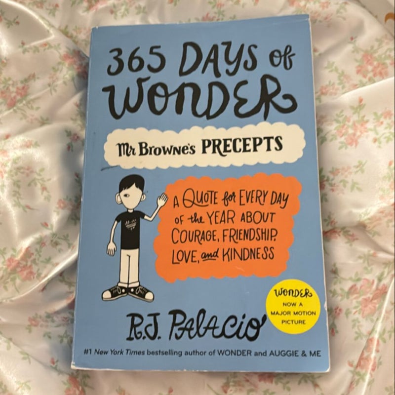 365 Days of Wonder: Mr. Browne's Precepts