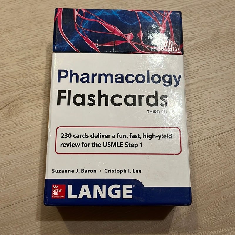 Lange Pharmacology Flash Cards, Third Edition