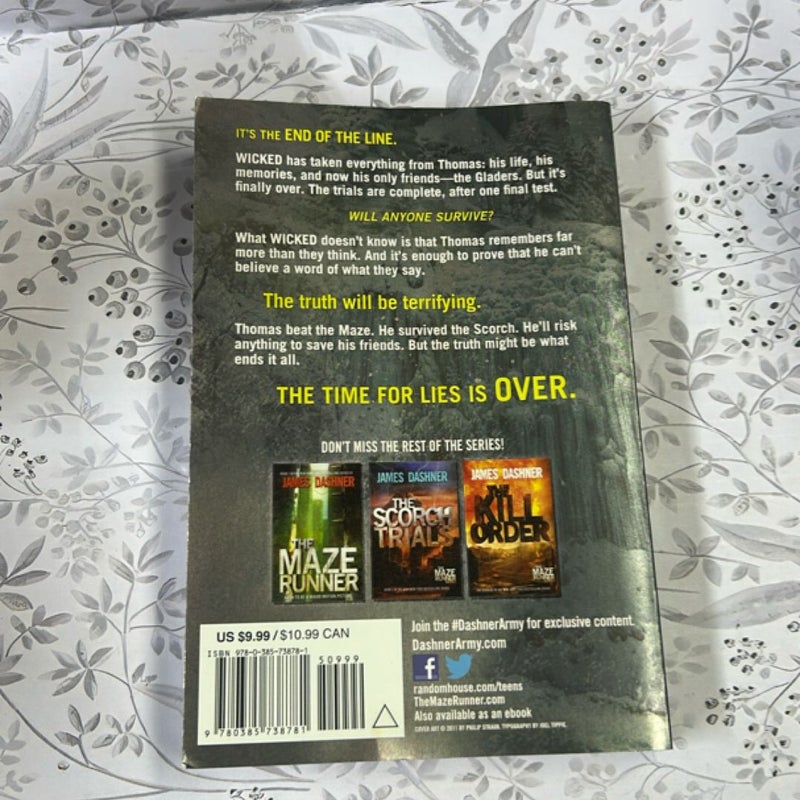 The Death Cure (Maze Runner, Book Three)