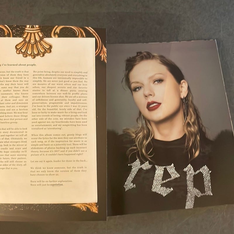Collectible Taylor Swift Reputation Album Book 