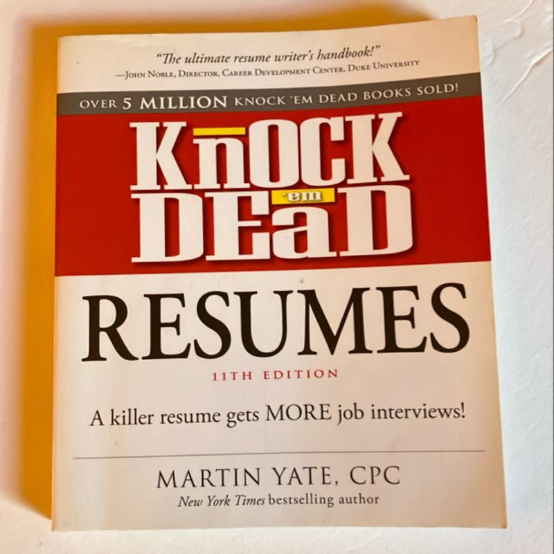 Knock 'em Dead Resumes