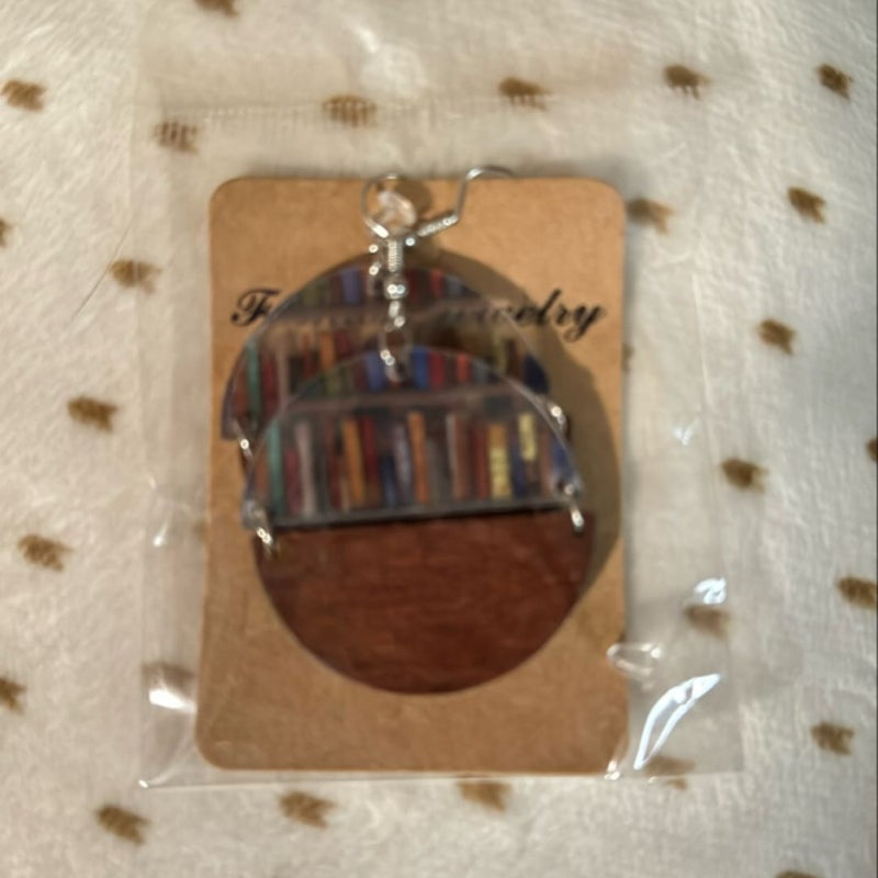 Book Earrings