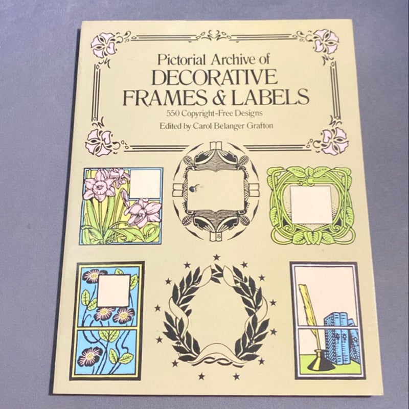 Pictorial Archive of Decorative Frames and Labels