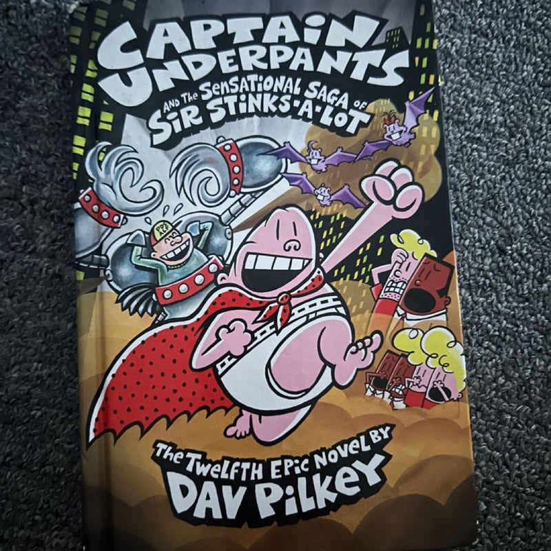 Captain underpants and the sensational saga of sir stinks a lot