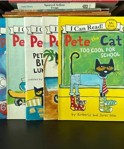 Pete the Cat Book Bundle, 5 Books, Readers