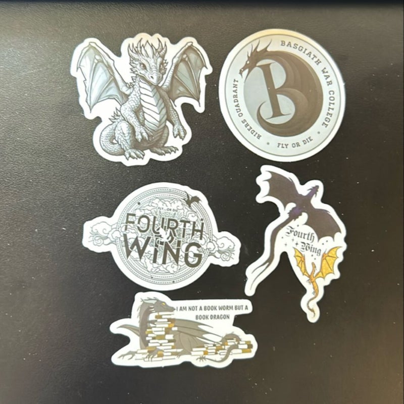 Fourth Wing Sticker Bundle