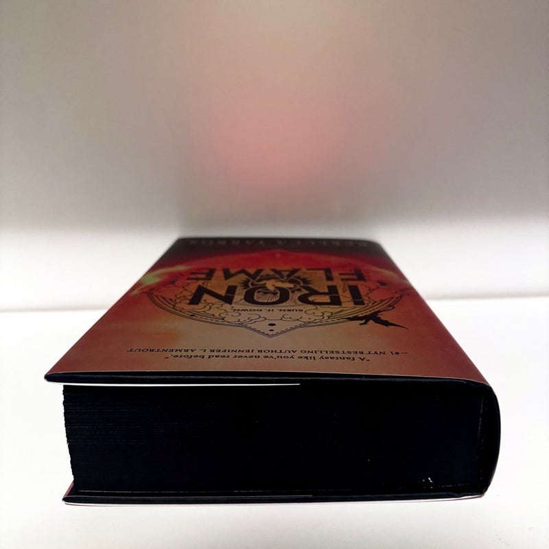 Iron Flame (1st edition/1st printing) with sprayed edges