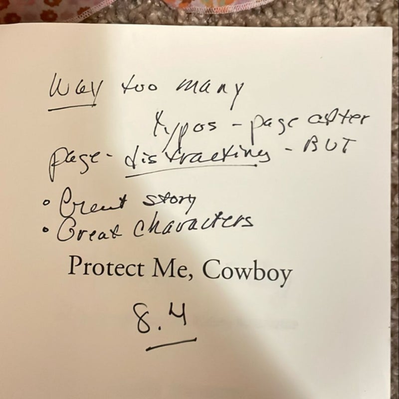 Protect Me, Cowboy