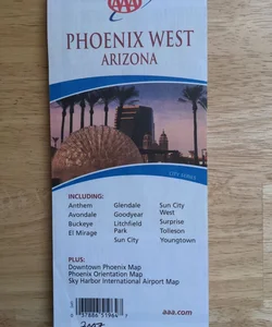 Phoenix West Arizona Map, ca. 2007