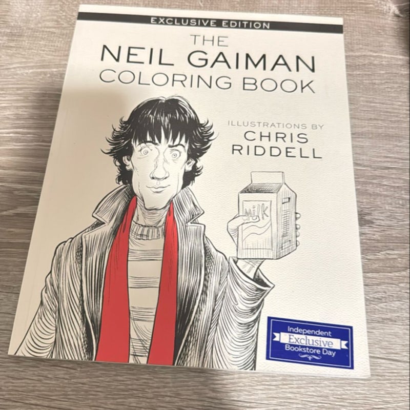 Neil Gaiman Coloring Book