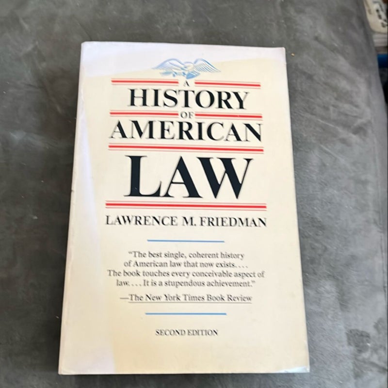 History of American Law