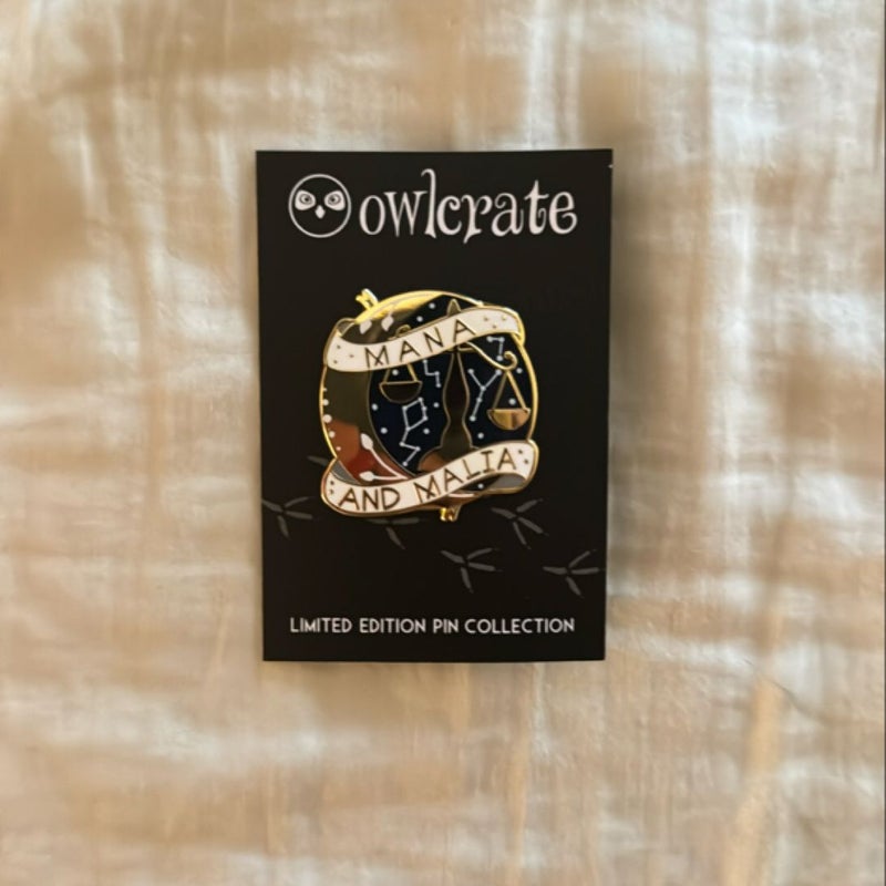 A Deadly Education enamel pin (Owlcrate exclusive)