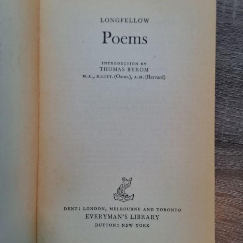 Poems By Henry Longfellow