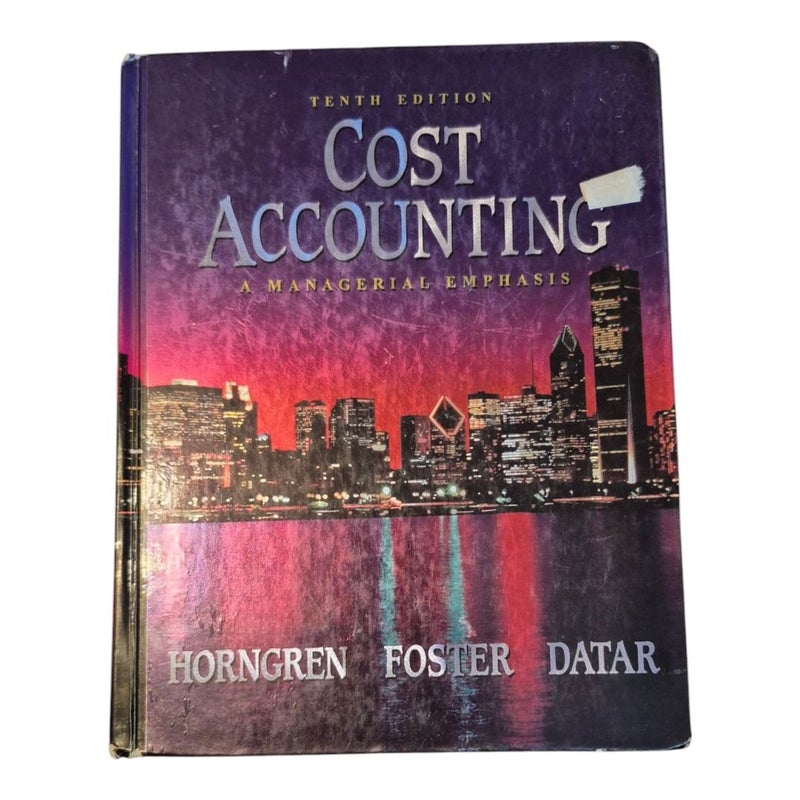 Cost accounting 