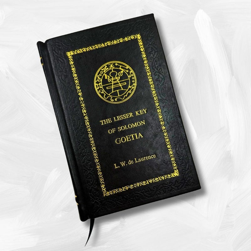 The Lesser Key of Solomon Goetia The Book of Evil Leather Bound 