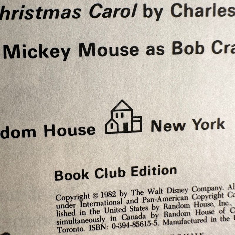 Mickey's Christmas Carol-HC-1982