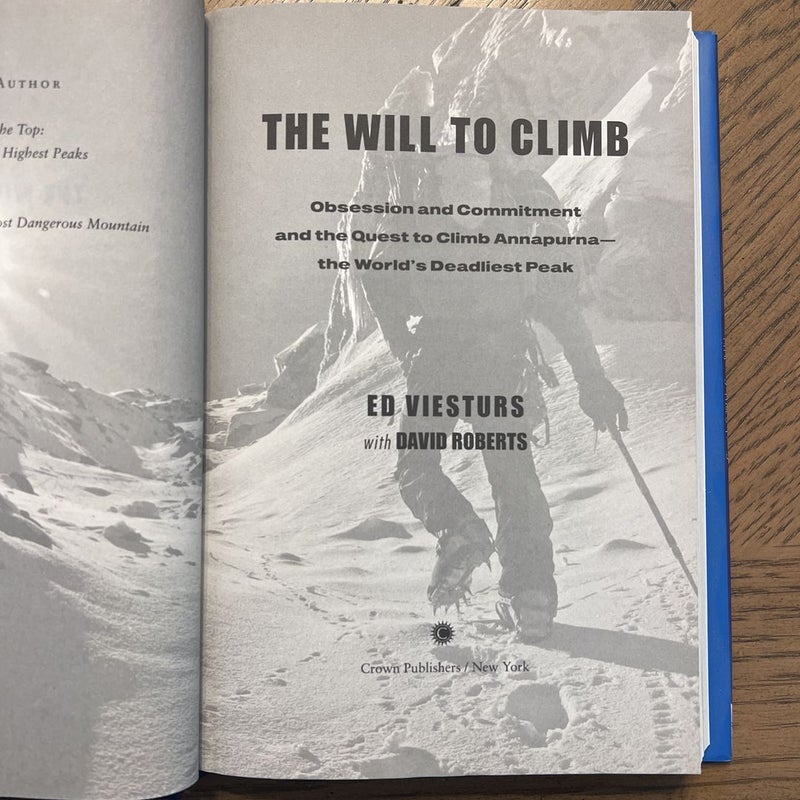 The Will to Climb (first edition)