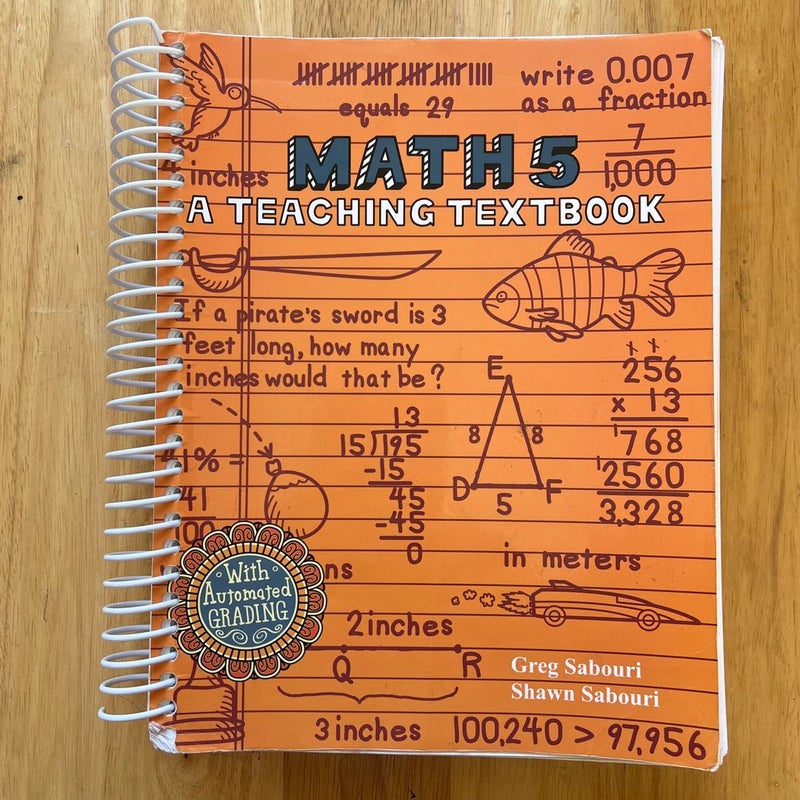 Math 5 A Teaching Textbook