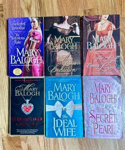 Lot of 6 Mary Balogh paperback books Irresistible plus 5 more 