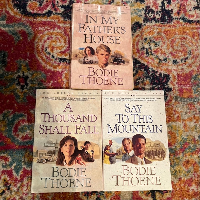 The Shiloh Legacy Complete Series Books #1 #2 & #3 Bodie Thoene Historical Good