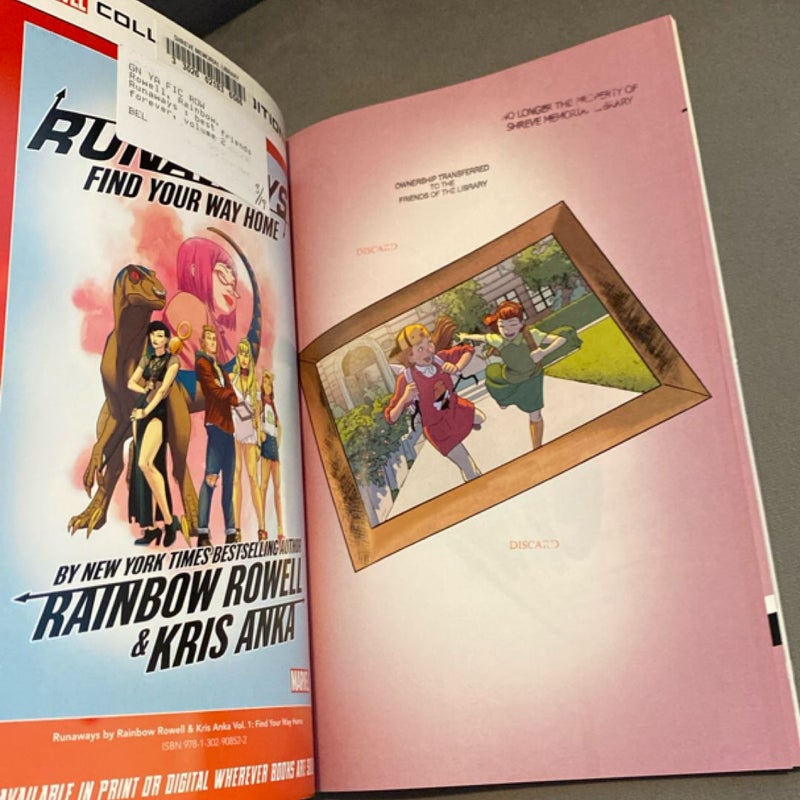 Runaways by Rainbow Rowell and Kris Anka Vol. 2: Best Friends Forever