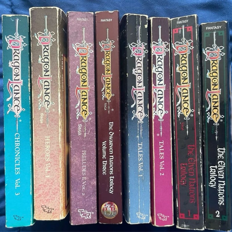 DragonLance lot of 8 books