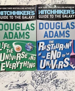 Lot 2 books Hitchhikers Guide to the Galaxy 