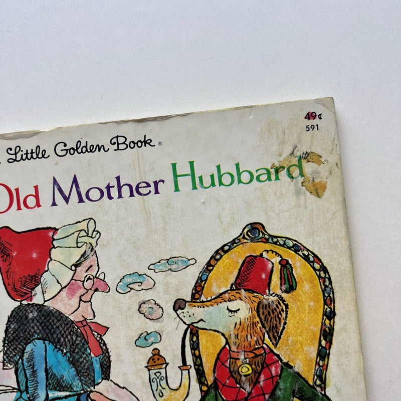 Vintage Little Golden Book: Old Mother Hubbard