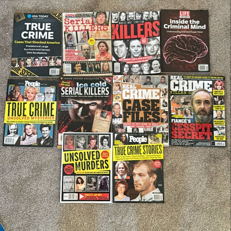  True Crime Special Edition Magazines 