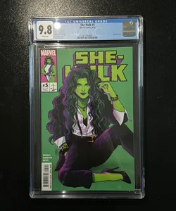 She-Hulk # 5 LGY #168 Marvel Comics CGC Graded