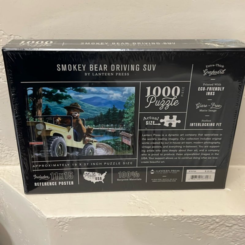 Lantern Press Smokey Bear 1,000-Piece Jigsaw Puzzle