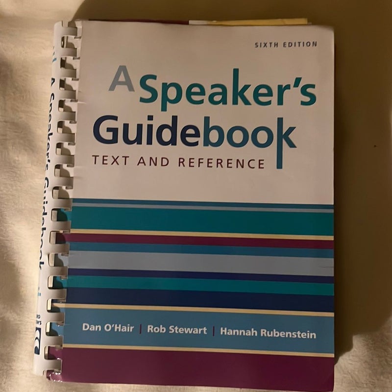 A Speaker's Guidebook