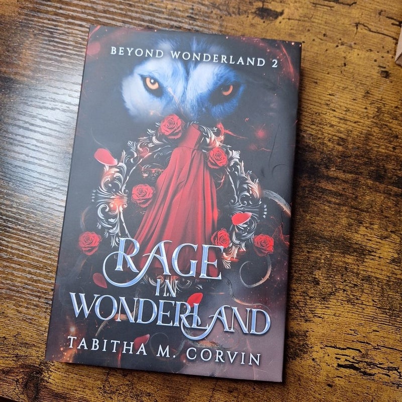 Malice in Wonderland and Rage in Wonderland kickstarter custom sprayed edges editions