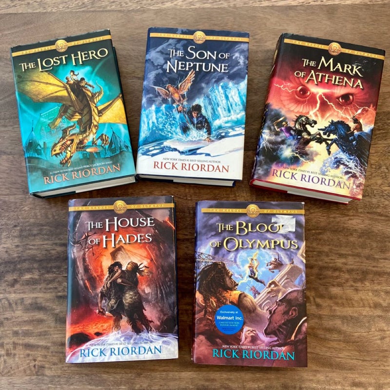 The Heroes of Olympus Series- Book 1-5