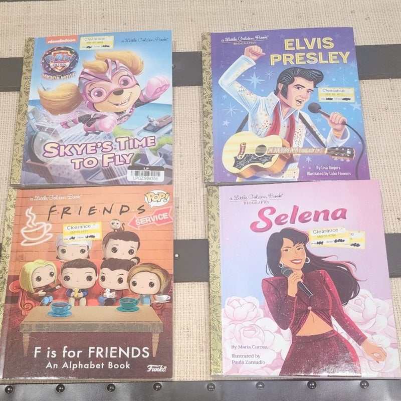 Lot of 4 Little Golden Kids Books 10