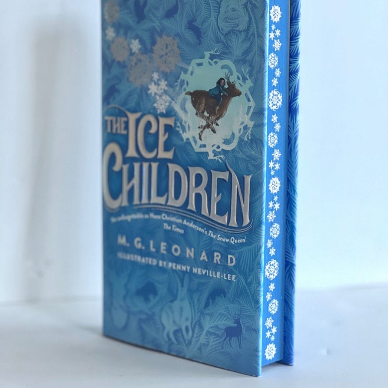 Waterstones Edition The Ice Children sprayed edges